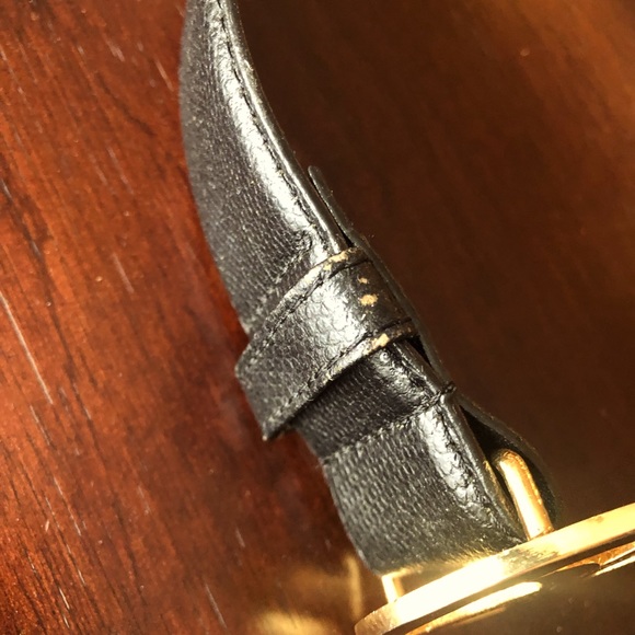 VINTAGE PALOMA PICASSO BLACK LOGO BELT - Picture 8 of 8